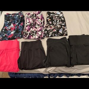 Lot of 7 pairs of Lane Bryant Active Workout Pants